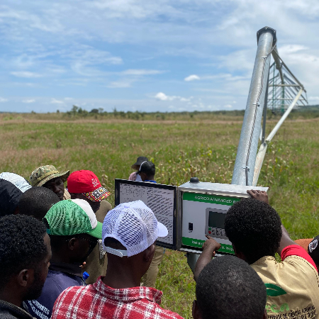 Rega por pivô central 